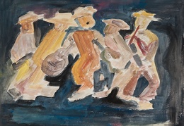 Lustige Musikanten, 2010 Acryl