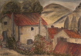 Archiane (Drôme),  1999 Ölpastell